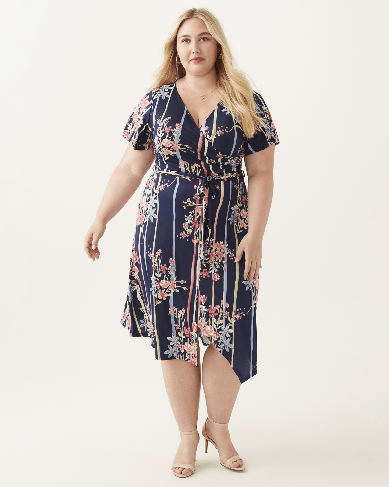 Plus size model with pear body shape wearing  by Tua | Dia&Co | dia_product_style_image_id:206356
